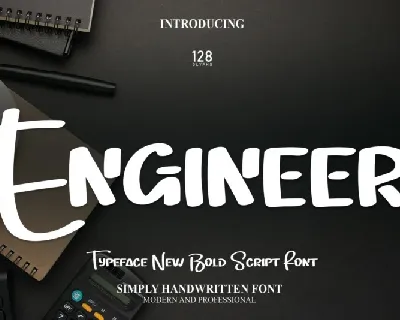 Engineer Brush font