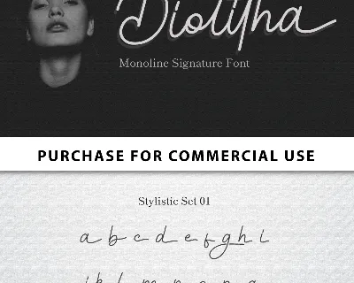 Diolitha - Personal Use font