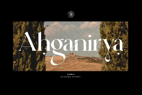 Ahganirya font