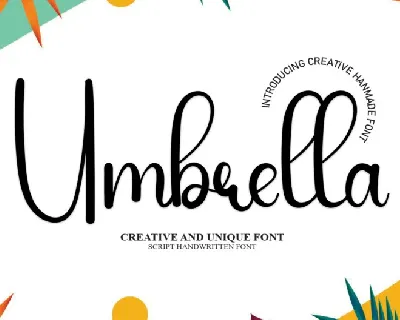 Umbrella Script Typeface font