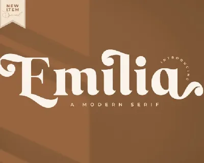 Emilia font