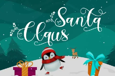 Christmas Garden Script font