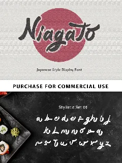 Niagato - Personal Use font