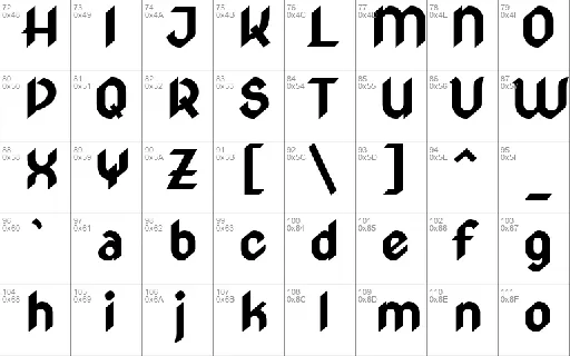 Gothica font