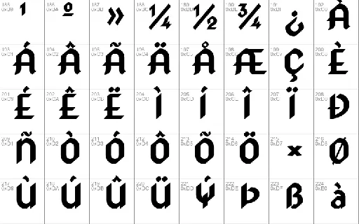 Gothica font