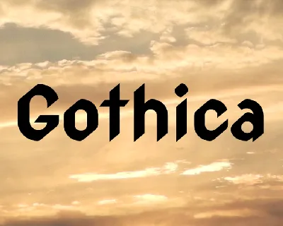 Gothica font