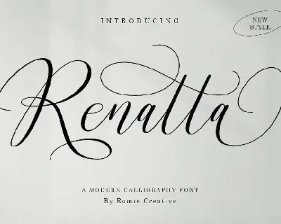 Renatta font