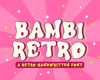 Bambi Retro font