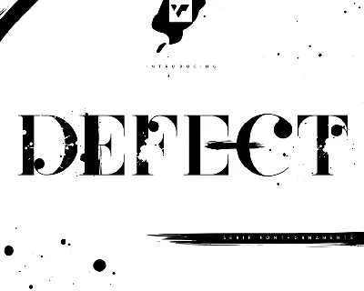 Defect font