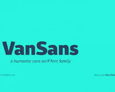 VanSans Sans Serif font