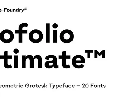 Biofolio Ultimate font