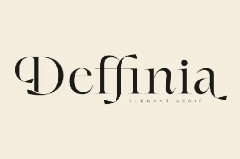 Deffinia font