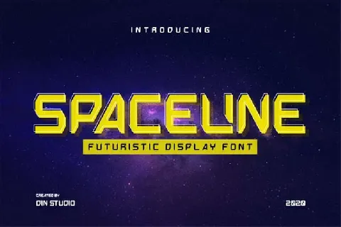 Spaceline font