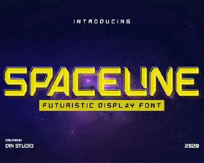 Spaceline font