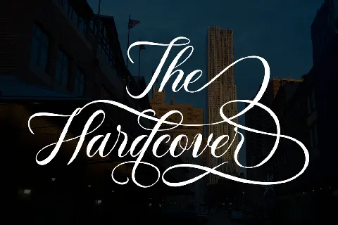 TheHardcover-personaluse font