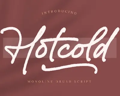 Hotcold font