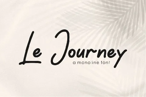 Le Journey font