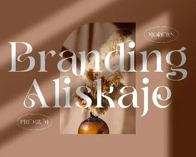 Branding Aliskaje font