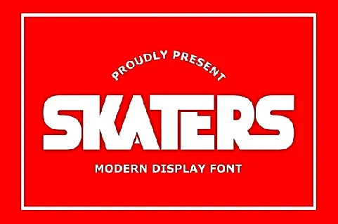 Skaters font