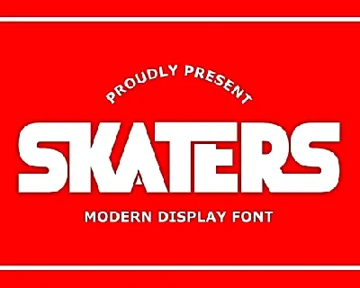 Skaters font