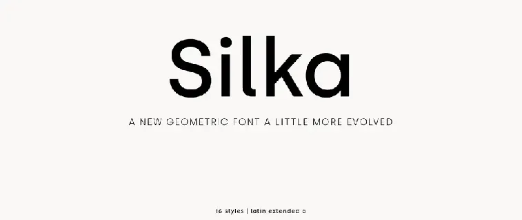 Silka Family font