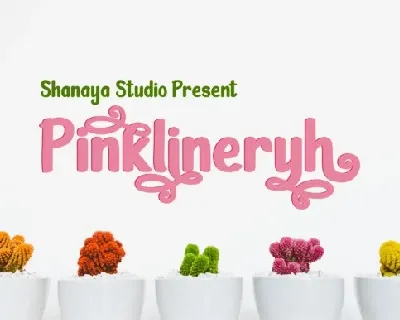 Pinklineryh font