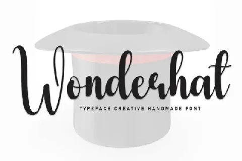 Wonderhat Script font