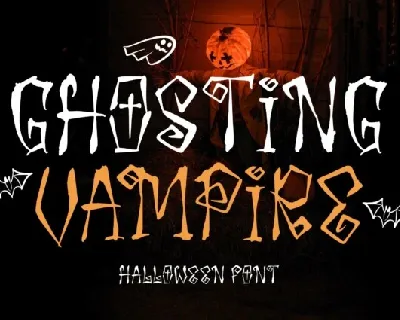 Ghosting Vampire font