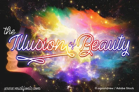 The Illusion of Beauty Free font