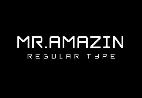 Mr.Amazin Display font