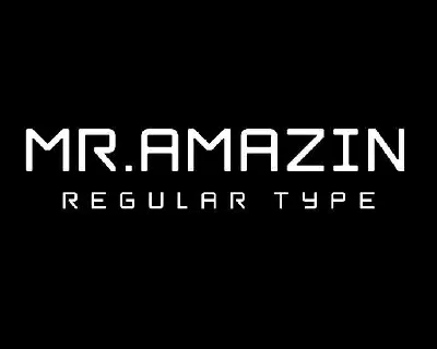 Mr.Amazin Display font