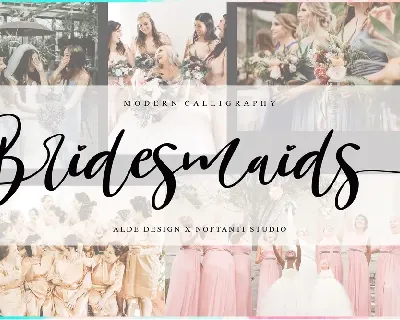 Bridesmaids Script font