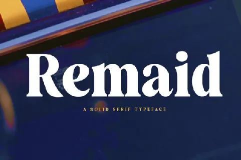 Remaid Typeface font