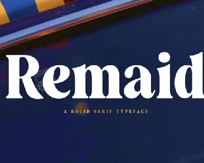 Remaid Typeface font