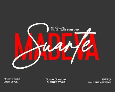 Madeva Suarte Duo font