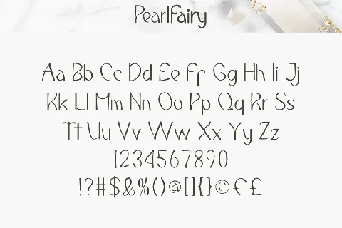 Pearl Fairy Demo font