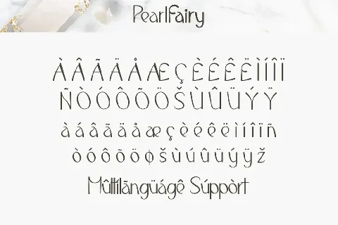 Pearl Fairy Demo font