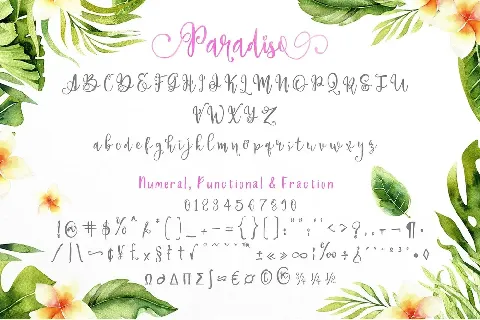 Paradiso Vintage Demo font