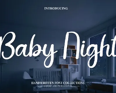 Baby Night font