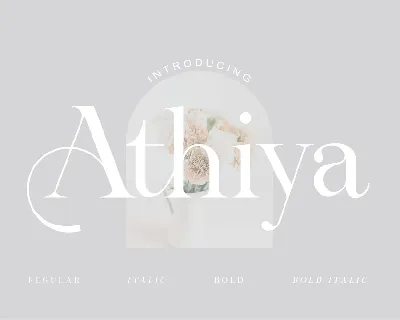 Athiya font