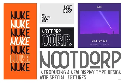 Nootdorp Typeface font