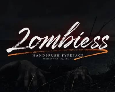 Zombiess Brush font