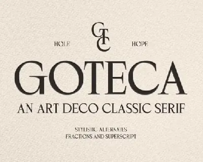 Goteca font