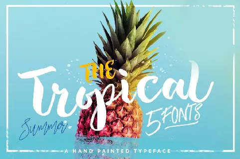 The Tropical Script Free font