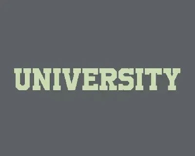 University font