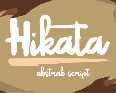 Hikata font