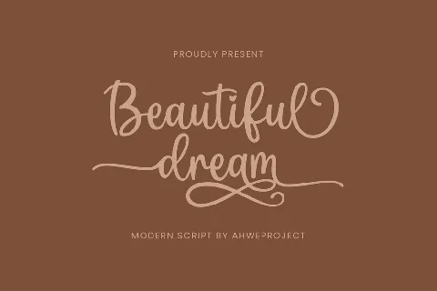 Beautiful Dream font