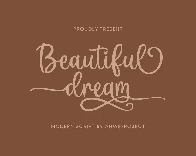 Beautiful Dream font