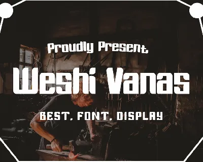 Weshi Vanas font