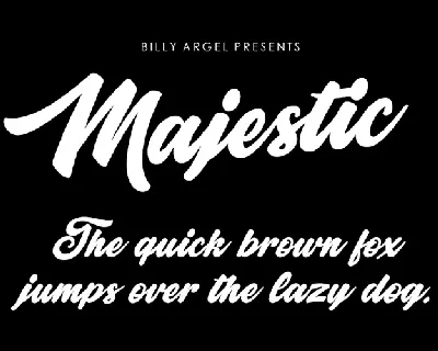 Majestic font